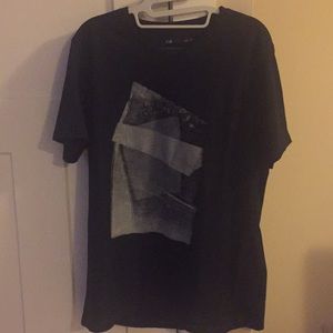 At-20 Black 3-dimensional cool shirt